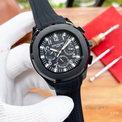 Patek Philippe Aquanaut Complications Watches 41mm All Black